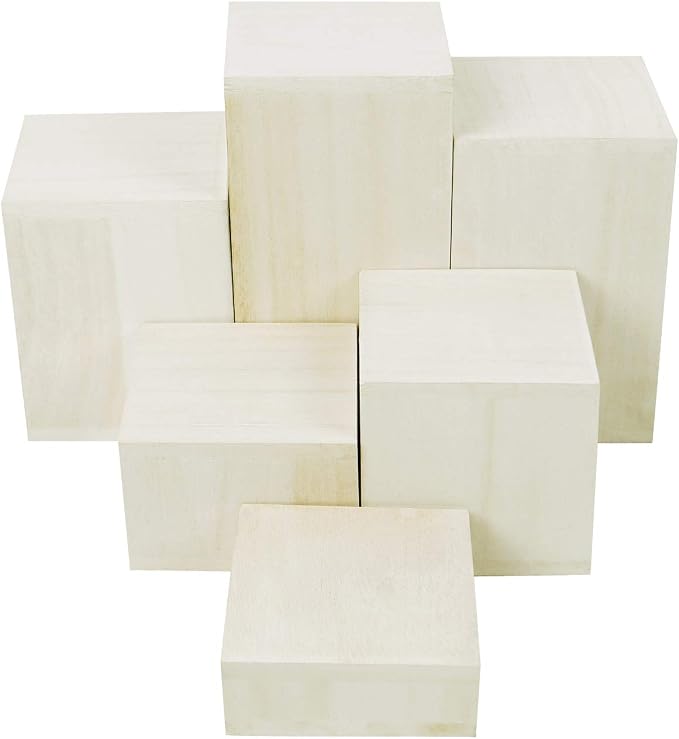Mooca Wooden 6 Pcs Square Risers - Image 5