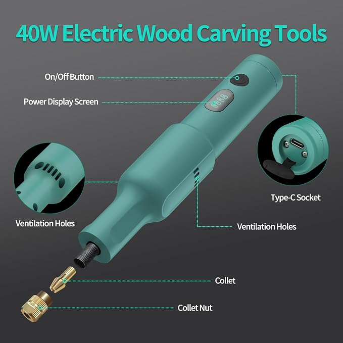 Wood Carving Tools Electric - Image 2