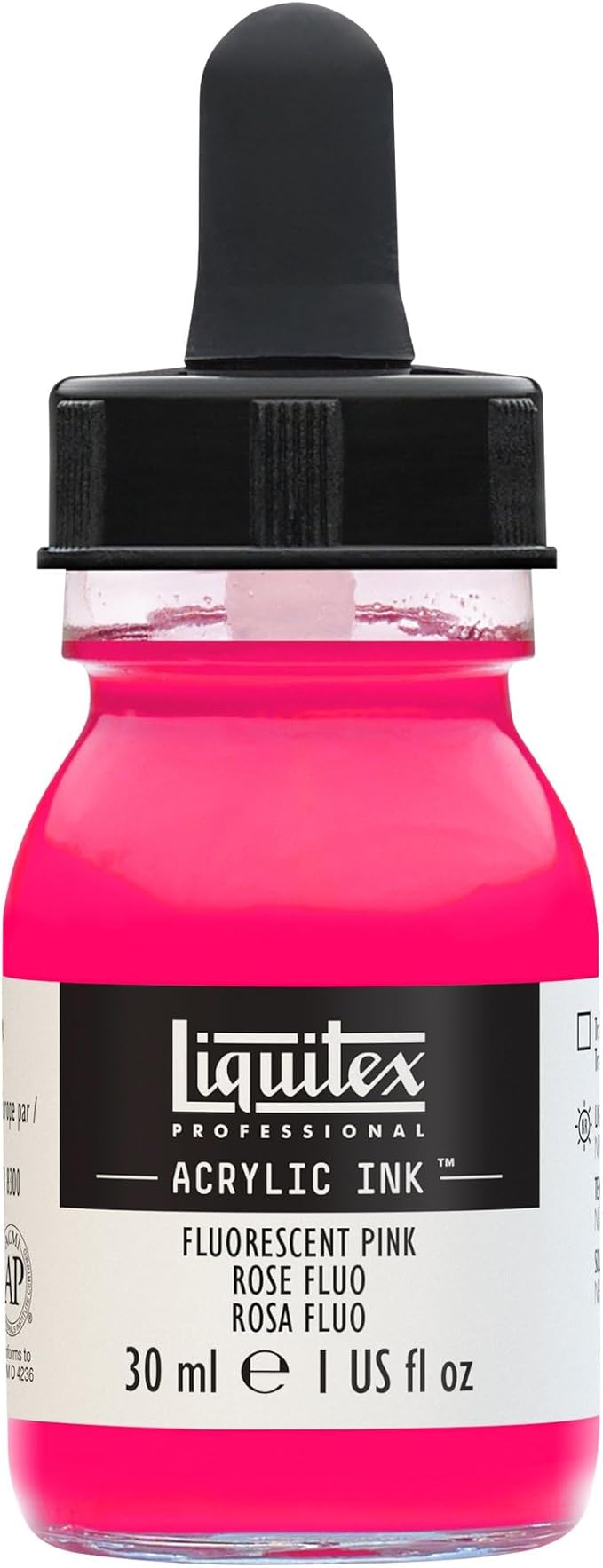 Liquitex Professional Acrylic Ink, 1-oz Jar, Fluorescent Pink by Liquitex