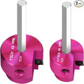 PVC Pipe Reamer 3/4 Inch & 1 Inch Head, PVC Fitting Saver with 1/4-Inch Hex Shaft,ABS Socket Saver Plastic Pipe Fitting Reamer for Plumbing Sch.40 CPVC ABS Socket Hub,Fit Standard 1/2" Drills