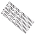Drill Bit, 7.5mm Cutting Diameter, 4241 HSS 118° Cutting Angle Uncoated Bright Versatile Jobber Bits - (Applications: for Drilling Plastic Wood Soft Metal), 5-Pieces