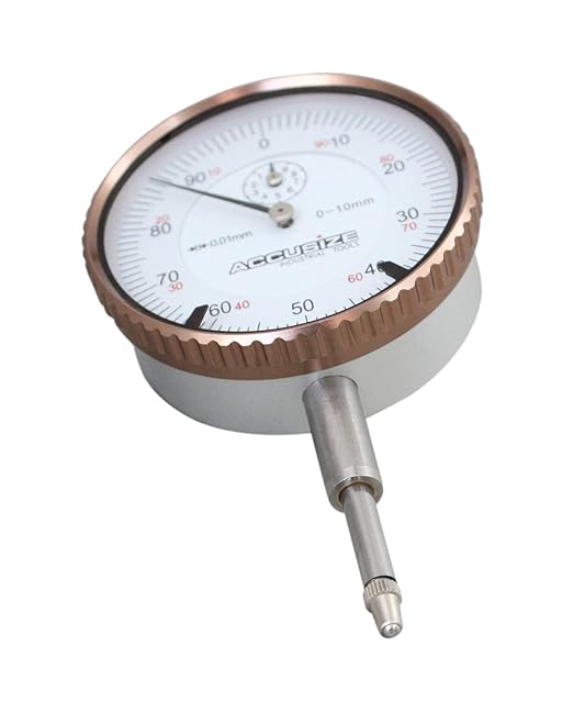 Accusize Industrial Tools 0-10 mm by 0.01 mm Metric Dial Indicators, P900-S001