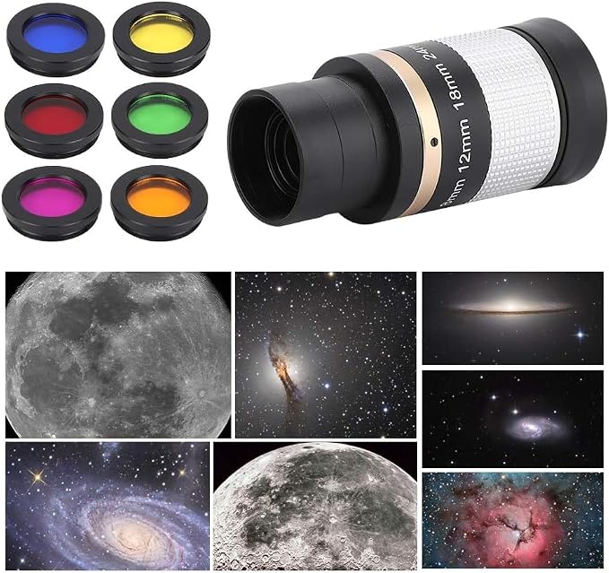 6-Piece 1.25-Inch Colorful Telescope Eyepiece Filter Kit - Image 5