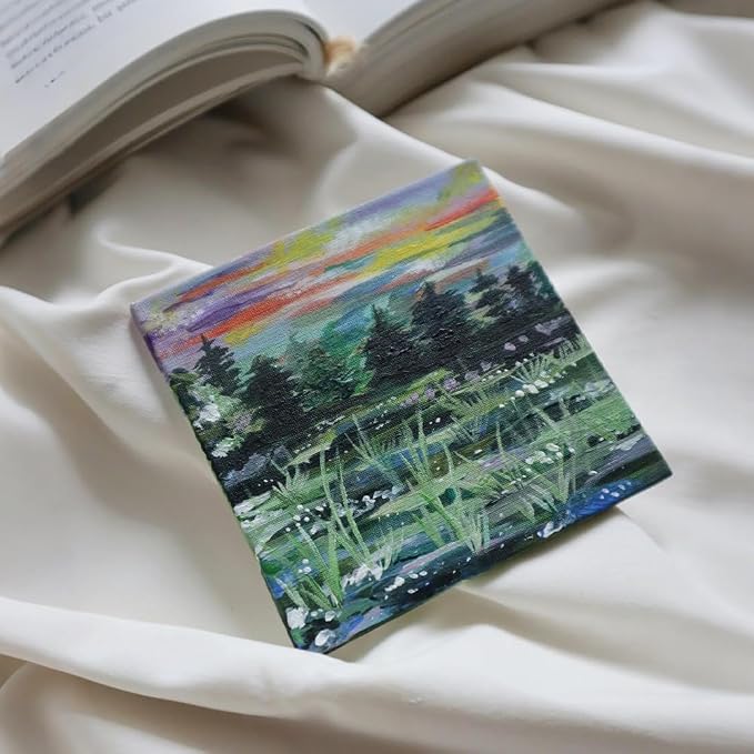 Mini Canvas for Painting 4x4 inch, 20 Pack Small Painting Canvases for Novices - Image 2