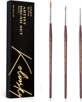 Golden Maple Kolinsky Sable Miniature Paint Brushes, Professional Detail Paint by goldenmaple
