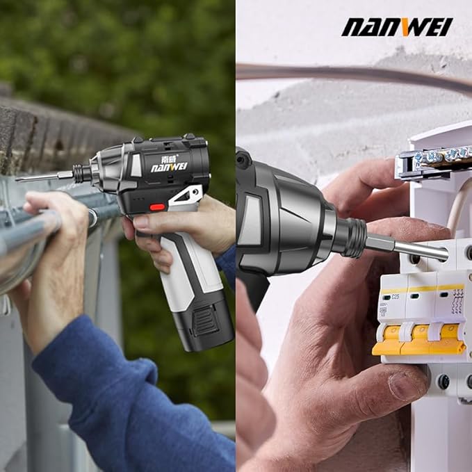 Impact Wrench 16.8V Brushless Impact Wrench Kit High Torque Impact Driver 2x2.0Ah Battery Electric Impact Motor Variable Speed