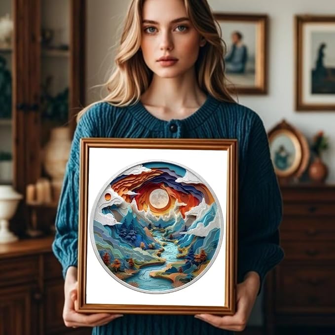3D Vision Puzzles 300 Pieces 13.4x13.3in Gifts Adults - Image 5