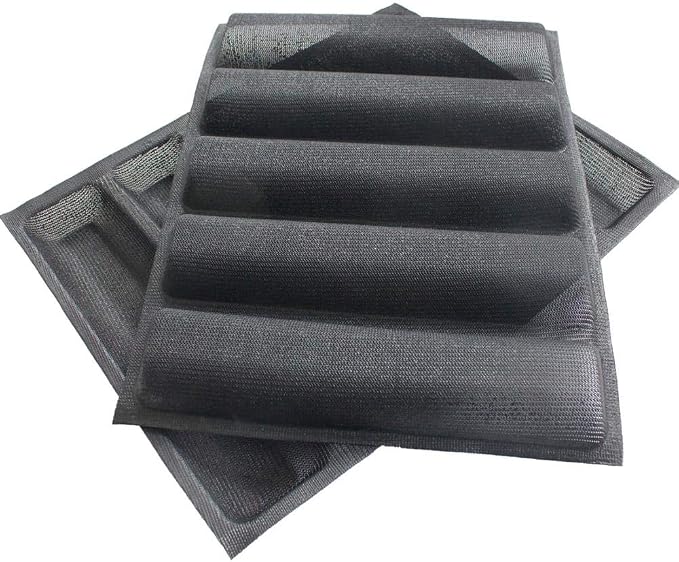 FETESUR Silicone Perforated Baking Forms Sandwich Mold French Baguette Bread - Image 3