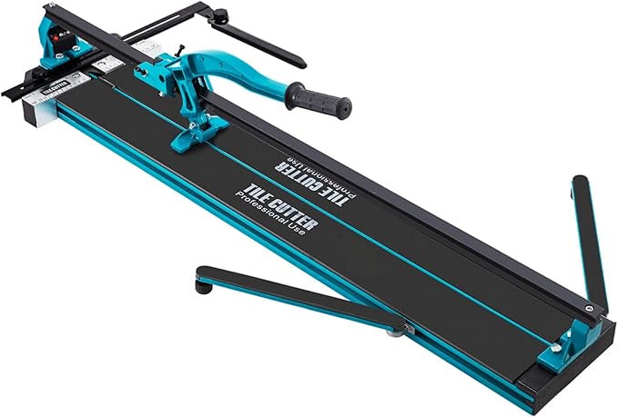 Mophorn 48 Inch Tile Cutter Single Rail Double Brackets Manual Tile Cutter 3/5 in Cap w/Precise Laser Manual Cutter Tools for Precision Cutting (48 Inch)