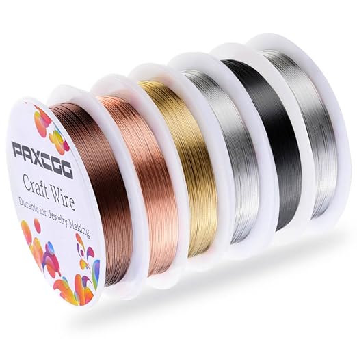 PAXCOO 6 Pack Jewelry Beading Wire by PAXCOO