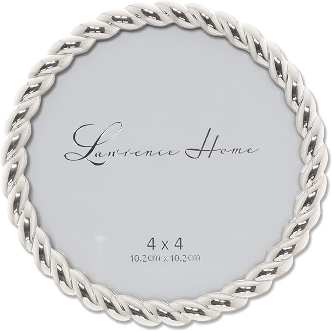Lawrence Frames Metal Frame, Rope Design, 4x4 Round by LawrenceFrames