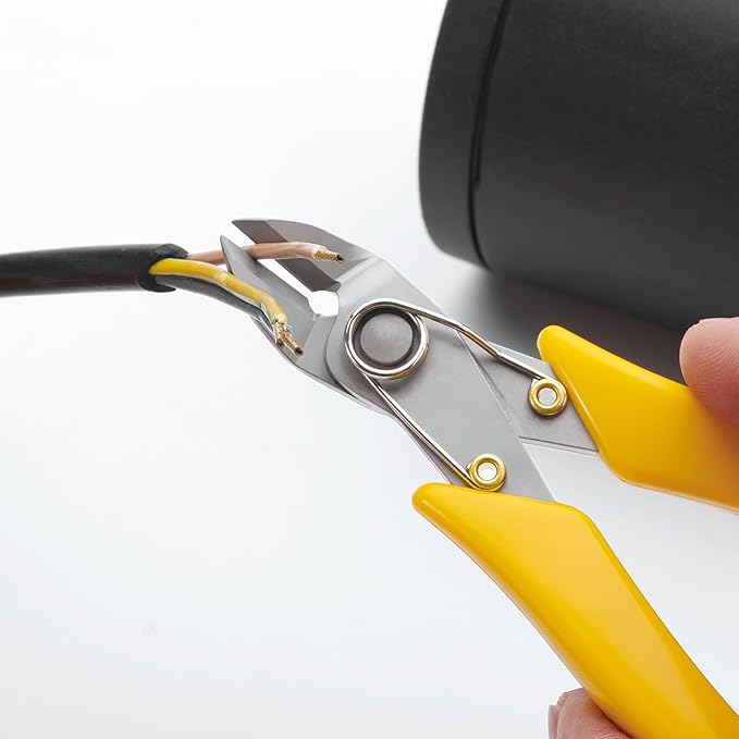 KATA 6 Inch Stainless Steel Wire Cutter, Heavy Duty Side Cutter, Flush Cutters, Micro Cutter Sprue Cutting Pliers for Cutting Electronics, Jewelry Making, Metal Wire, Crafting
