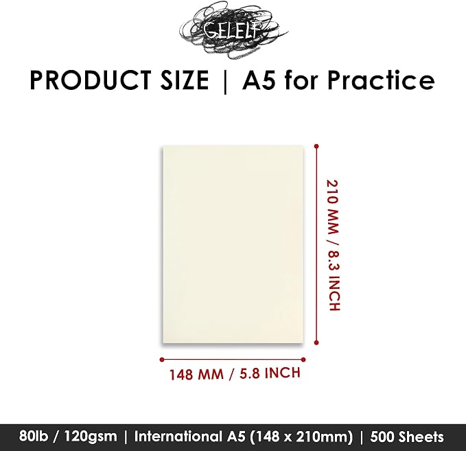 Printmaking Paper for Practice, International A5 Gel Plate Printmaking - Image 3