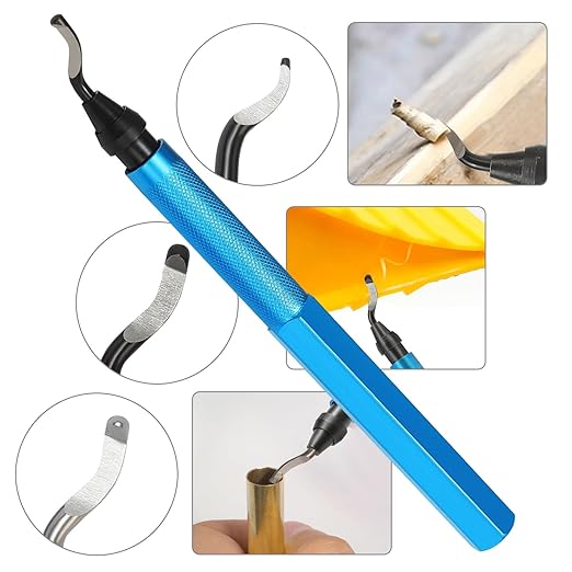 Deburring Tool for 3D Printer,18pcs,10pc Multiuse Blades Removing Burr,6Pcs Needle File,Micro Wire Cutter for 3D Print, Plastic Models