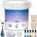 Plaster Casting Powder 1000G/35 OZ, Water Activated Fast Curing Plaster Casting by OSBANG