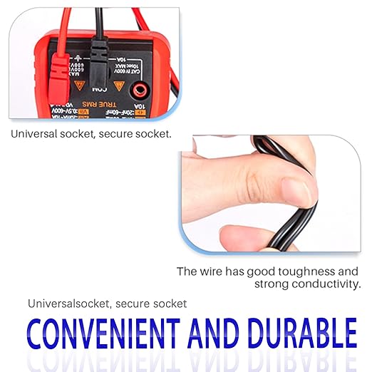 Sharp Universal Multimeter Test Lead, 1000V 15A Test Leads