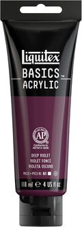 Liquitex BASICS Acrylic Paint, 118ml Tube, Deep Violet by Liquitex