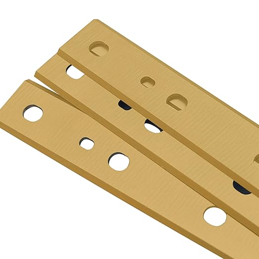 FOXBC 12-1/2 Inch Titanium Planer Blades Replacement for DeWalt DW734 Planer, Replace DW7342 - Set of 3