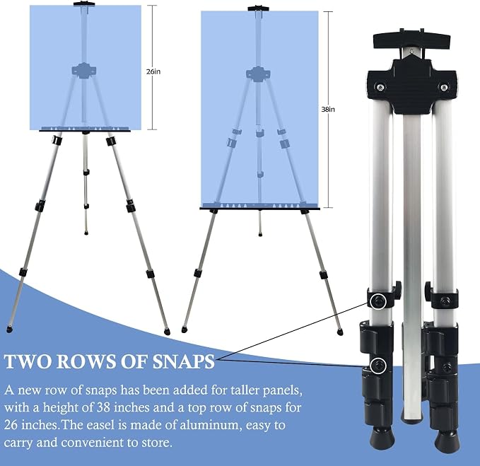 NS JYMB 17-66 Inch Adjustable Art Easel Stand - Image 7