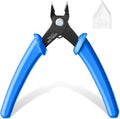 VCELINK Small Wire Cutter Spring-loaded GJ706BL, Precision Flush Cutter Pliers by VCELINK