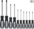 Hex Allen Wrench Screwdriver Set (10 Pack in Precision & Standard SAE Sizes .035", .050", 1/16", 5/64", 3/32", 7/64", 1/8 ", 9/64", 5/32", 3/16") - Perfect for RC Cars, Quadcopters, & Helicopters