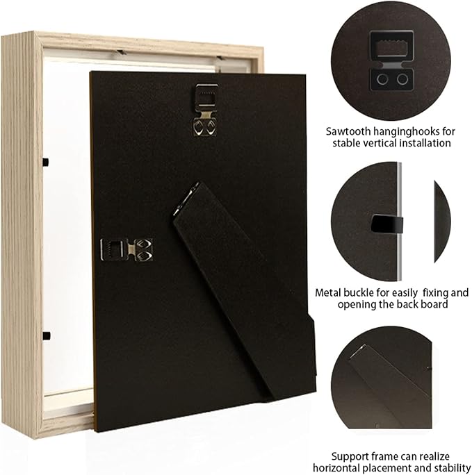 8x10 Shadow Box Frame Display Case - Image 3