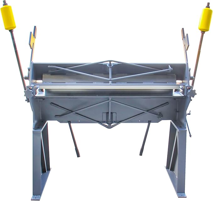 KAKA INDUSTRIAL Box and Pan Brake, 49-Inch Sheet Metal Brake, Industrial-Grade Sheet Metal Bender Machine,12-Gauge Mild Steel Capacity Pan and Box Brake, 0-135 Degree Adjustable W-4812