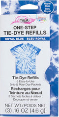 Tulip One-Step Tie-Dye Kit, 3 Fabric Dye Refill Packs, Royal Blue by Tulip