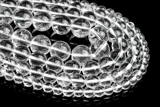 Zenkeeper 116 Pcs Clear Quartz Beads - Image 2