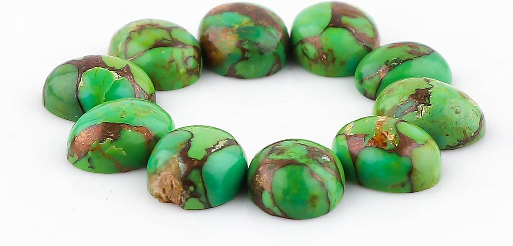 10pcs, Natural Gemstone Cabochon, Wholesale Assorted Flatback Crystals - Image 3