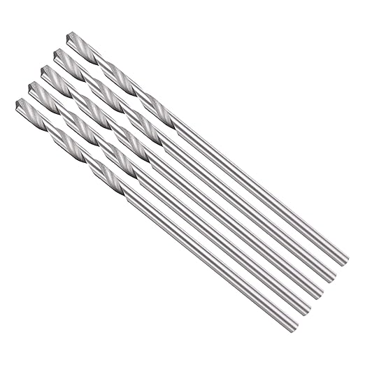 Drill Bit, 1.8mm Cutting Diameter, 4241 HSS 118° Cutting Angle Uncoated Bright Versatile Jobber Bits - (Applications: for Drilling Plastic Wood Soft Metal), 5-Pieces