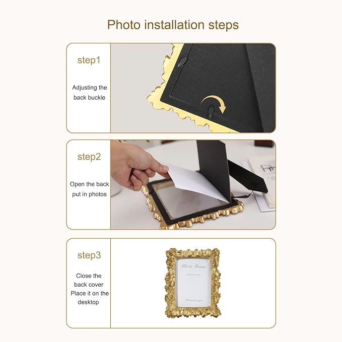 5x7 Vintage Picture Frames, Picture Frame - Image 6