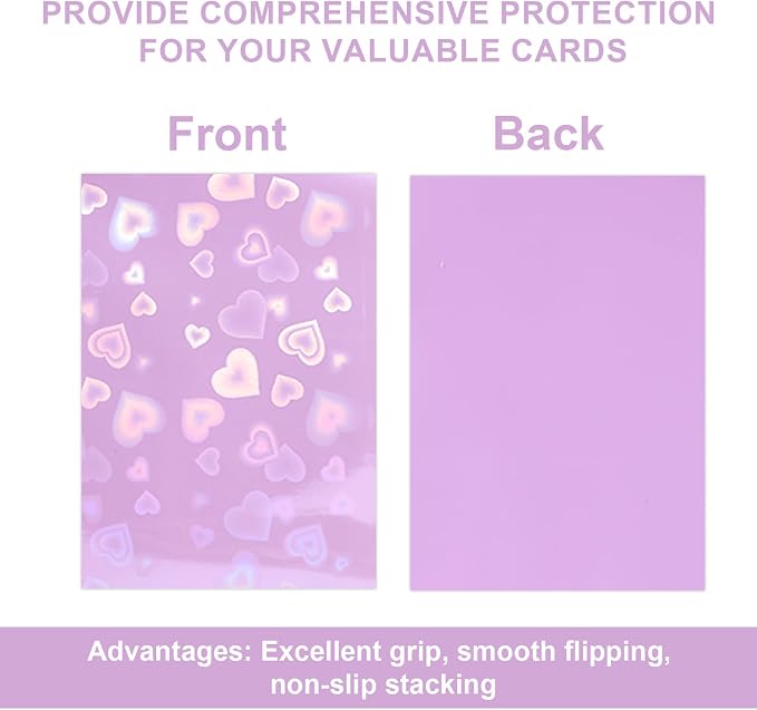 Penitue Photocard Sleeves, Holographic Foil Cover | Photocard Sleeves - Image 5