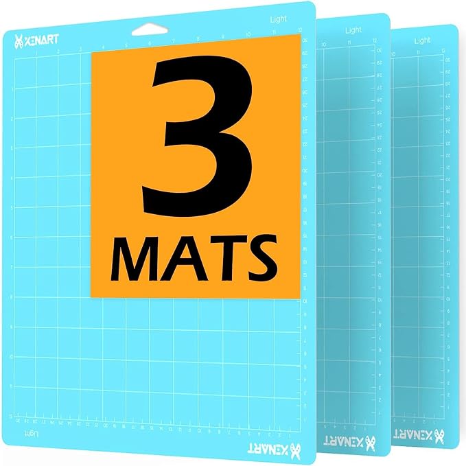 Xinart Cutting Mat for Cricut Maker/Explore Air 2/Air/One Light Adhesive Sticky by XINART
