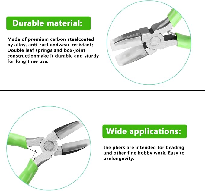 2 Pcs Jewelry Pliers Set, Jewelry Making Tools - Image 3
