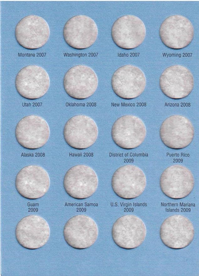 Whitman US Washington Statehood and National Parks Quarter Coin Color-Folder - Image 4
