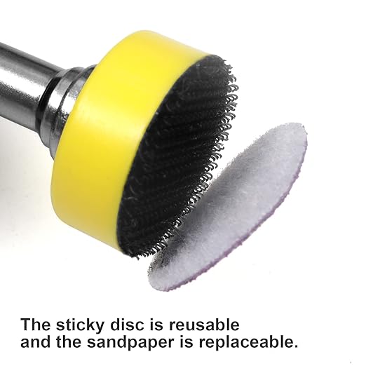 Sanding Discs 1 Inch 120 PCS Wet/Dry Sandpaper Hook and Loop 60-10000 Grits with Polishing Pads, 1/8 Shank Backing Pad and Interface Pad for Drill Grinder Rotary Tools and Wood Metal Jewelry