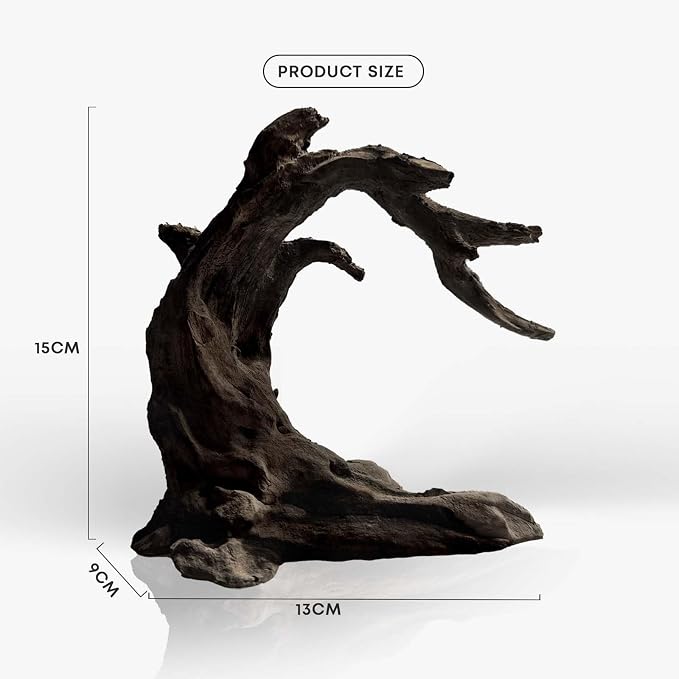 FZONE Driftwood for Aquarium Resin Model pH Neutral Aquarium Rocks for - Image 2