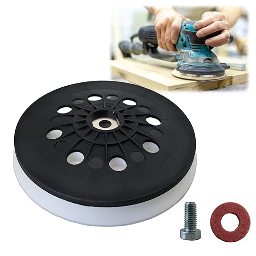 492286 D125 Soft Sanding Pad 5-Inch 8 Holes Replacement for Festool ETS EC ETSC 125 Orbital Sanders, Jetstream System Compatible