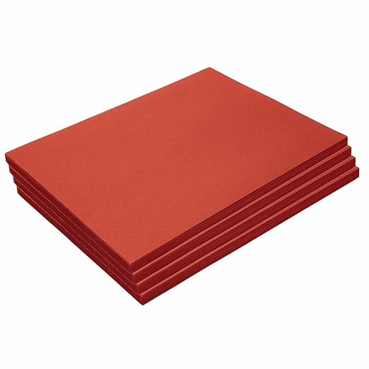 Colorations 9" x 12" Mediumweight Red Construction Paper by Colorations