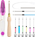 AUGSUN 13Pcs Punch Needle Kit, Punch Needle Tool Adjustable Punch Needle by AUGSUN