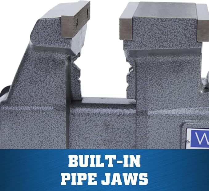 Wilton Reversible Bench Vise, 5-1/2" Jaw Width, 6-3/4" & 10-3/4" Jaw Opening, 3-3/4" Throat (Model 4550R)