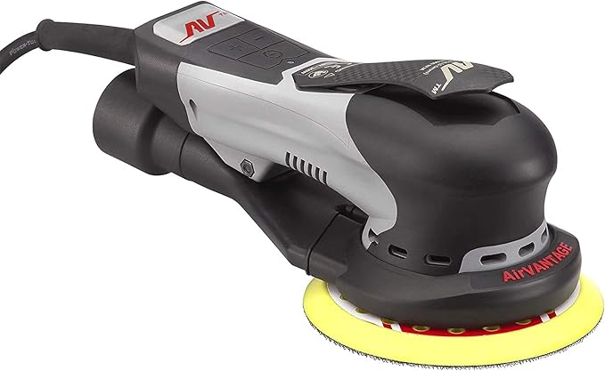 AirVANTAGE 6" Palm-Style, 2nd Generation Industrial Advanced Electric Sander Central-Vacuum with Low-Profile Pad (3/32- Hook & Loop)
