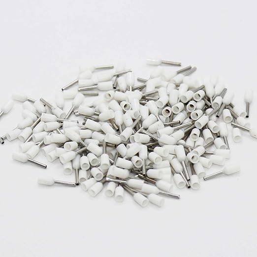 Fidioto AWG22 Wire Ferrules Terminals, 1000pcs AWG22 Terminal Connector Wire Insulated Cord Pin Ends Terminals for Electric, Industrial, Chemical Industry, Power Control System, etc.