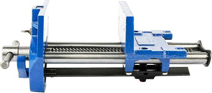 7 Inch Woodworking Vise, Heavy-Duty Cast Iron Wood Working Vise Quick Release Lever for Workshop and Home Use