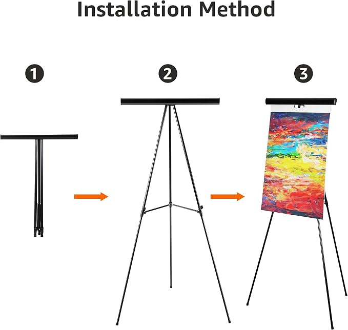 Amazon Basics Height Adjustable Aluminum Flipchart Easel Stand, - Image 5