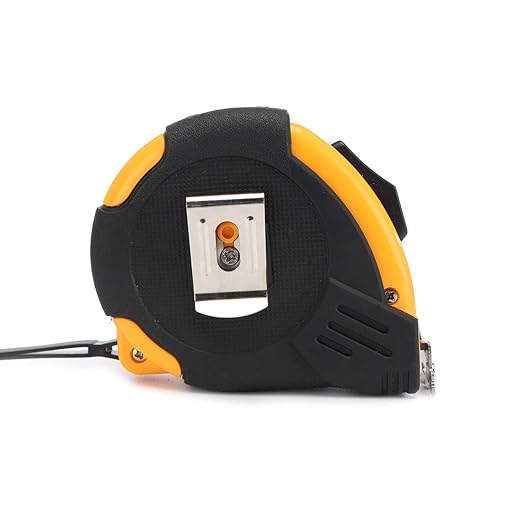 LAND 25Ft Retractable Measuring Tape - Self-Lock Heavy Duty Tape Measure, Magnetic Hook for Measurement Alone, TPR Rubber Protective Case (25FT AUTO)