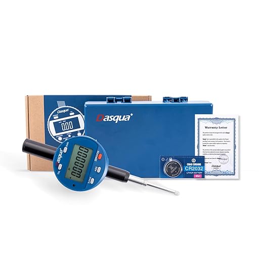 Dasqua Industrial Dial Digital Indicator,0-25.4/0-1.0"
