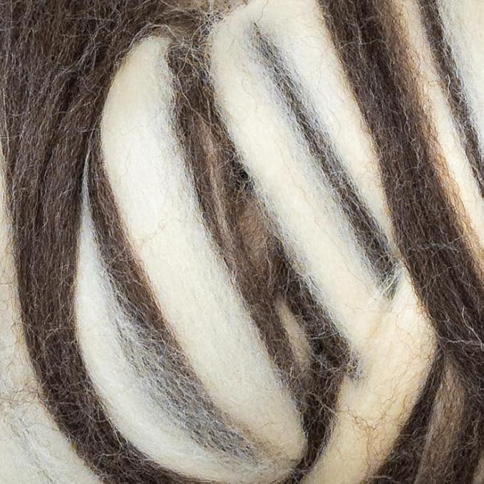 Natural Wool roving, 8 OZ. Best - Image 6