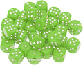 Tupalizy 10mm Acrylic Dice Beads Small 6 Sided Dice Charms by Tupalizy